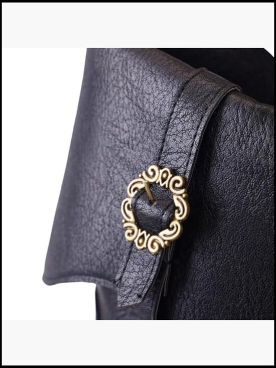 Faux Leather Medieval Boots Viking Pirate Costume Shoes Renaissance Cosplay main image 5